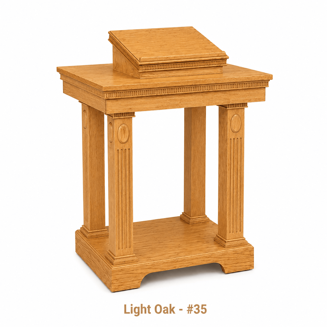 Imperial Woodworks Colonial Open Pulpit TOP-605