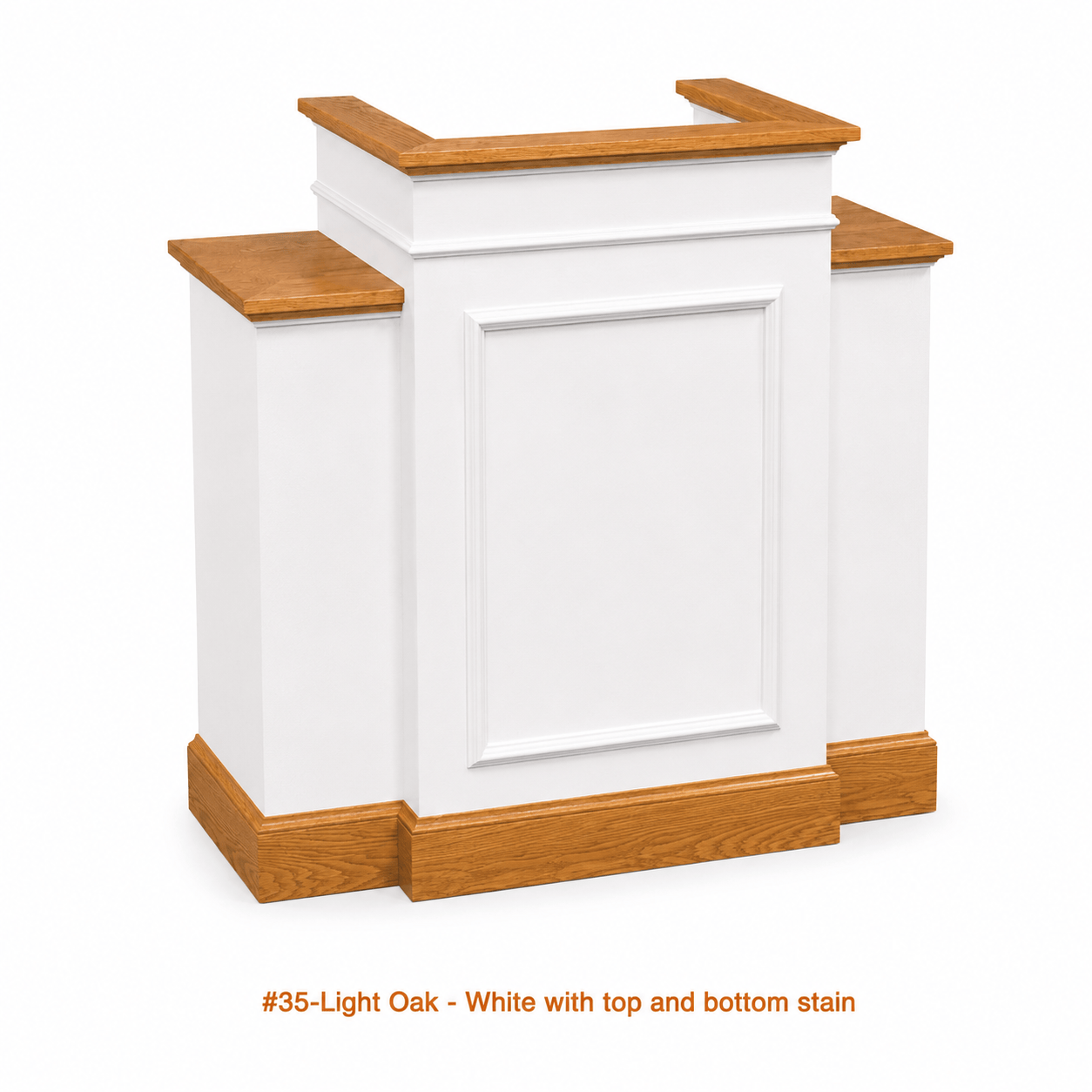 Imperial Woodworks Church Traditional Winged Pulpit 800W