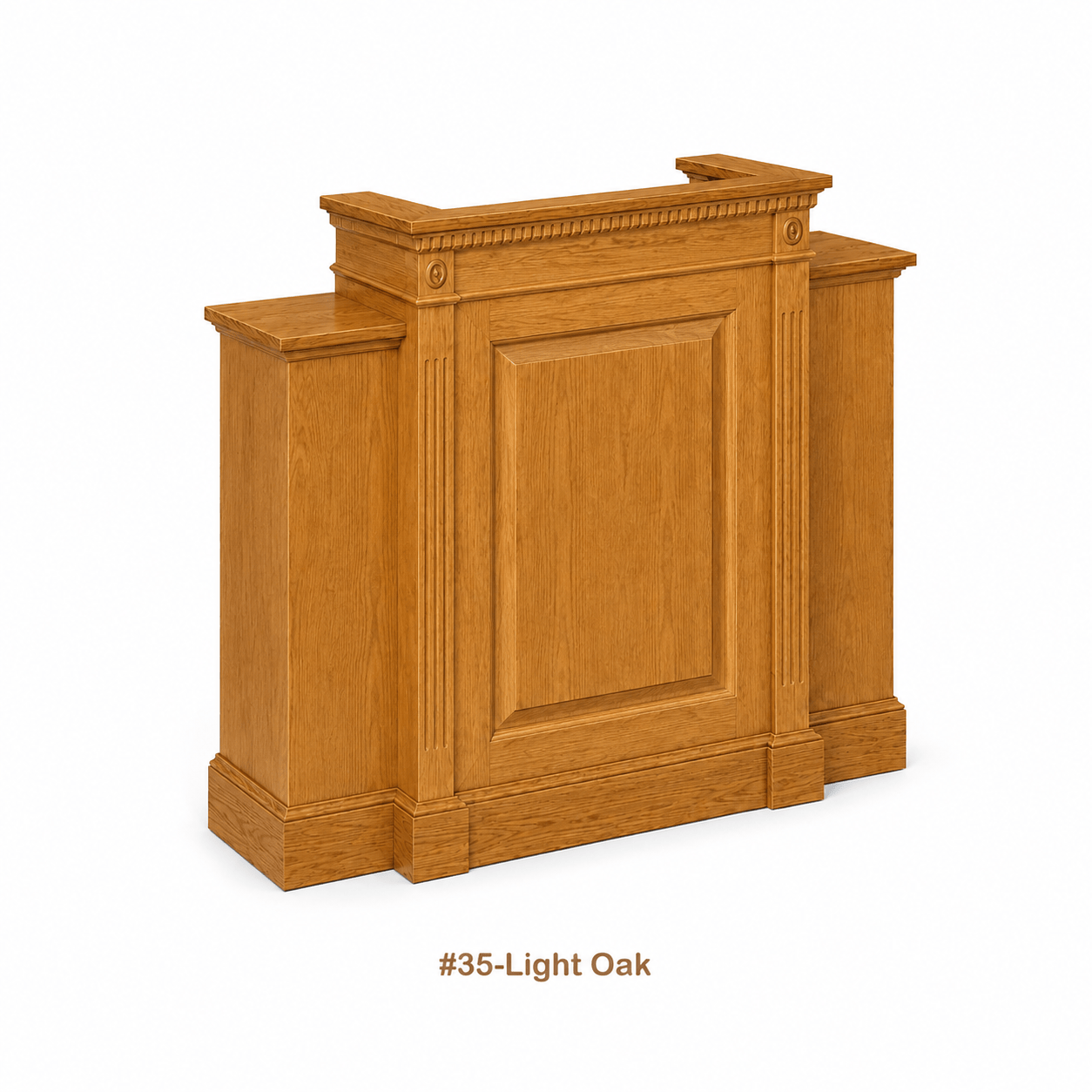 Imperial Woodworks Traditional Winged Pulpit 820W