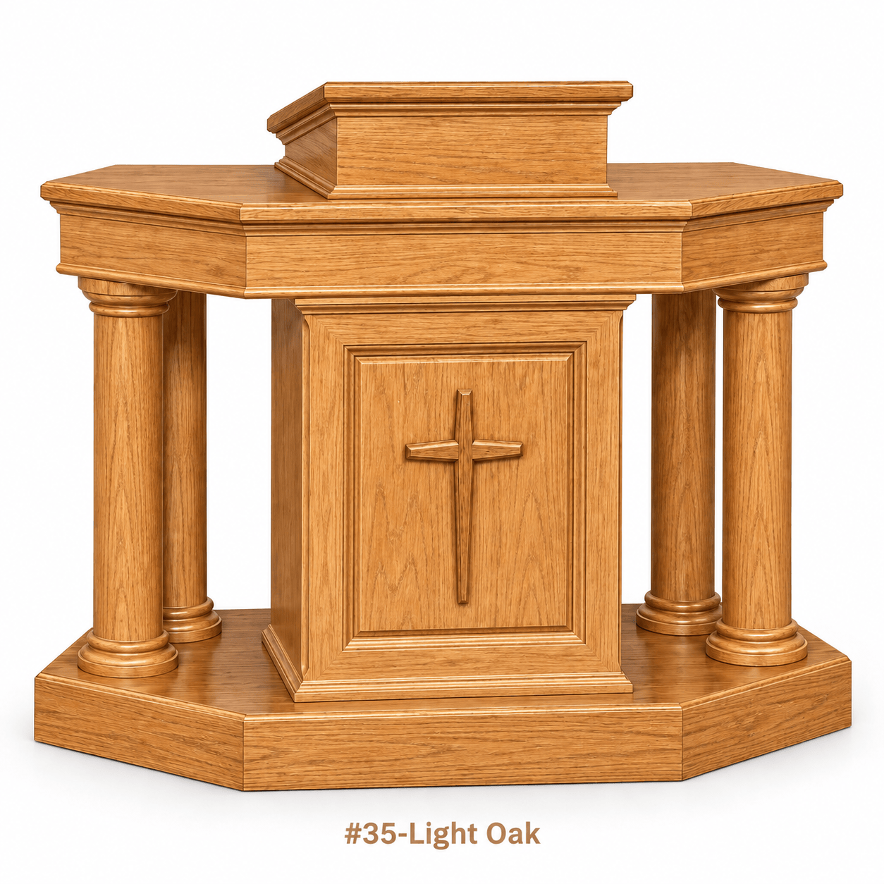 Imperial Woodworks Wooden Traditional Church Pulpit 810 CU
