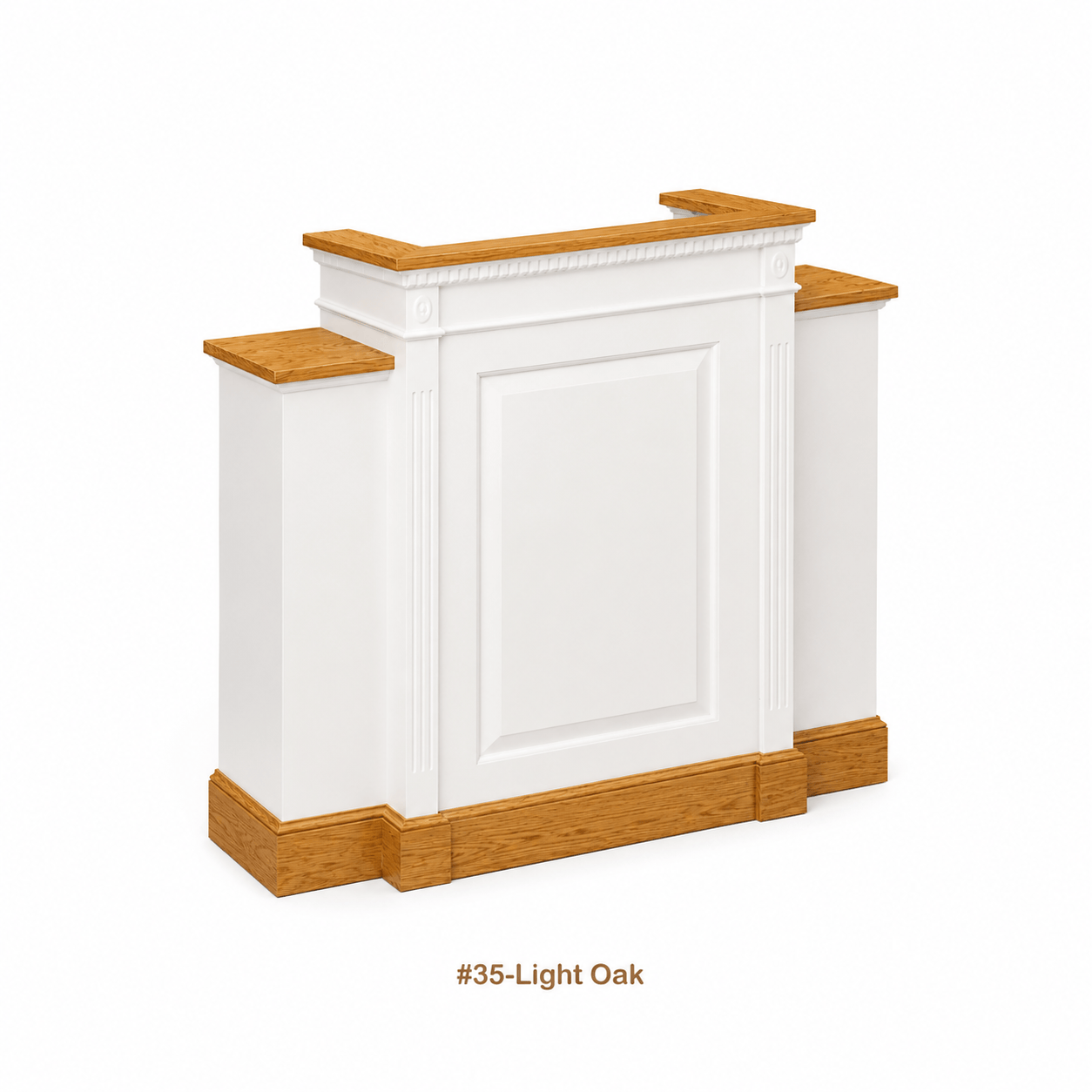 Imperial Woodworks Traditional Winged Pulpit 820W