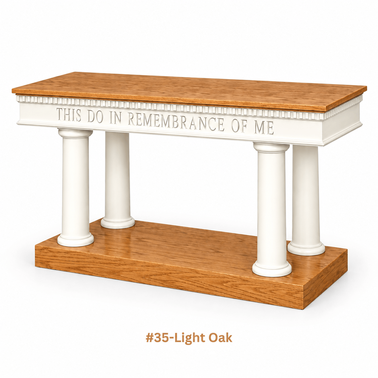Imperial Woodworks Colonial Open Communion Table 8302