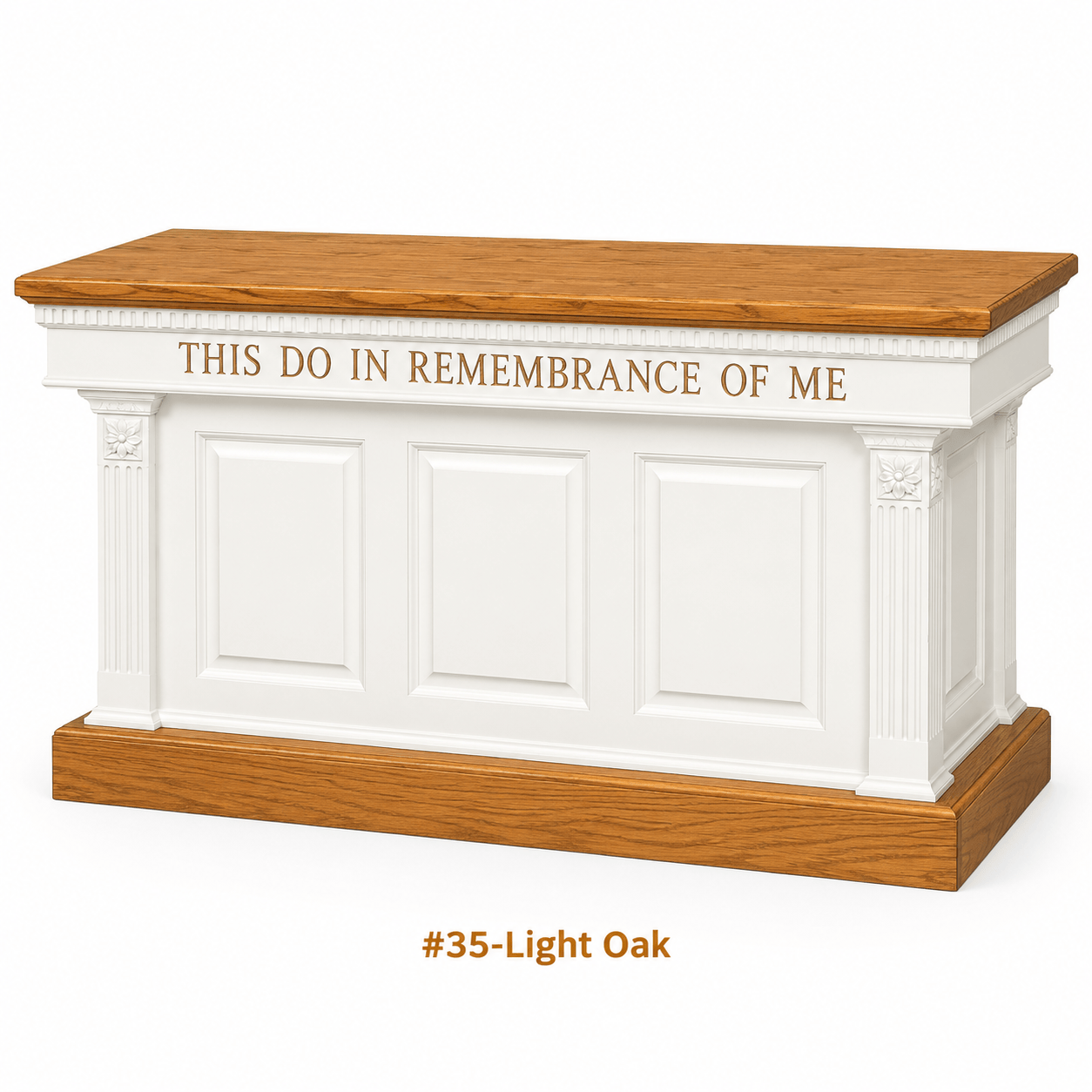 Imperial Woodworks Closed Communion Table 8201