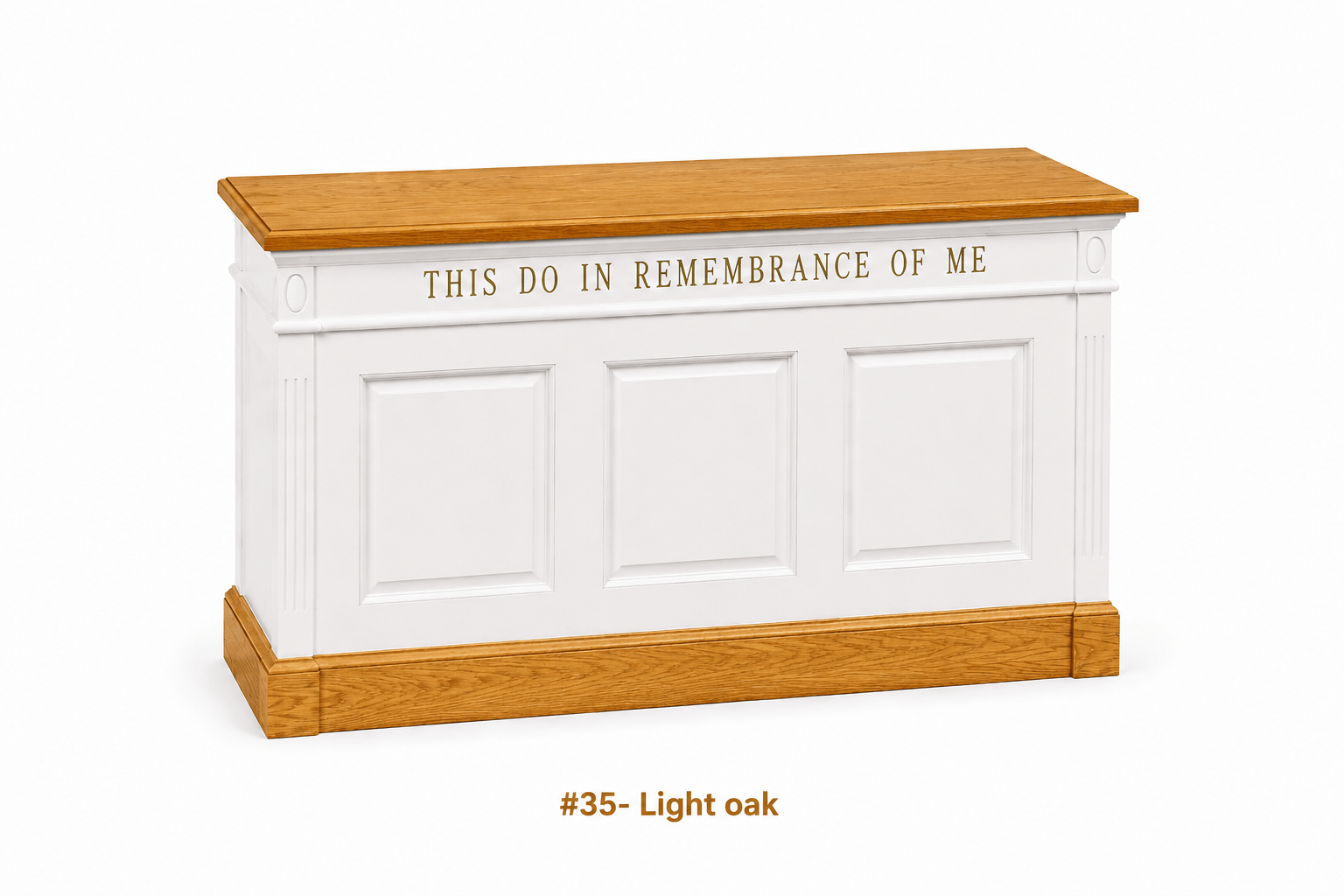 Imperial Woodworks Traditional Closed Communion Table 820