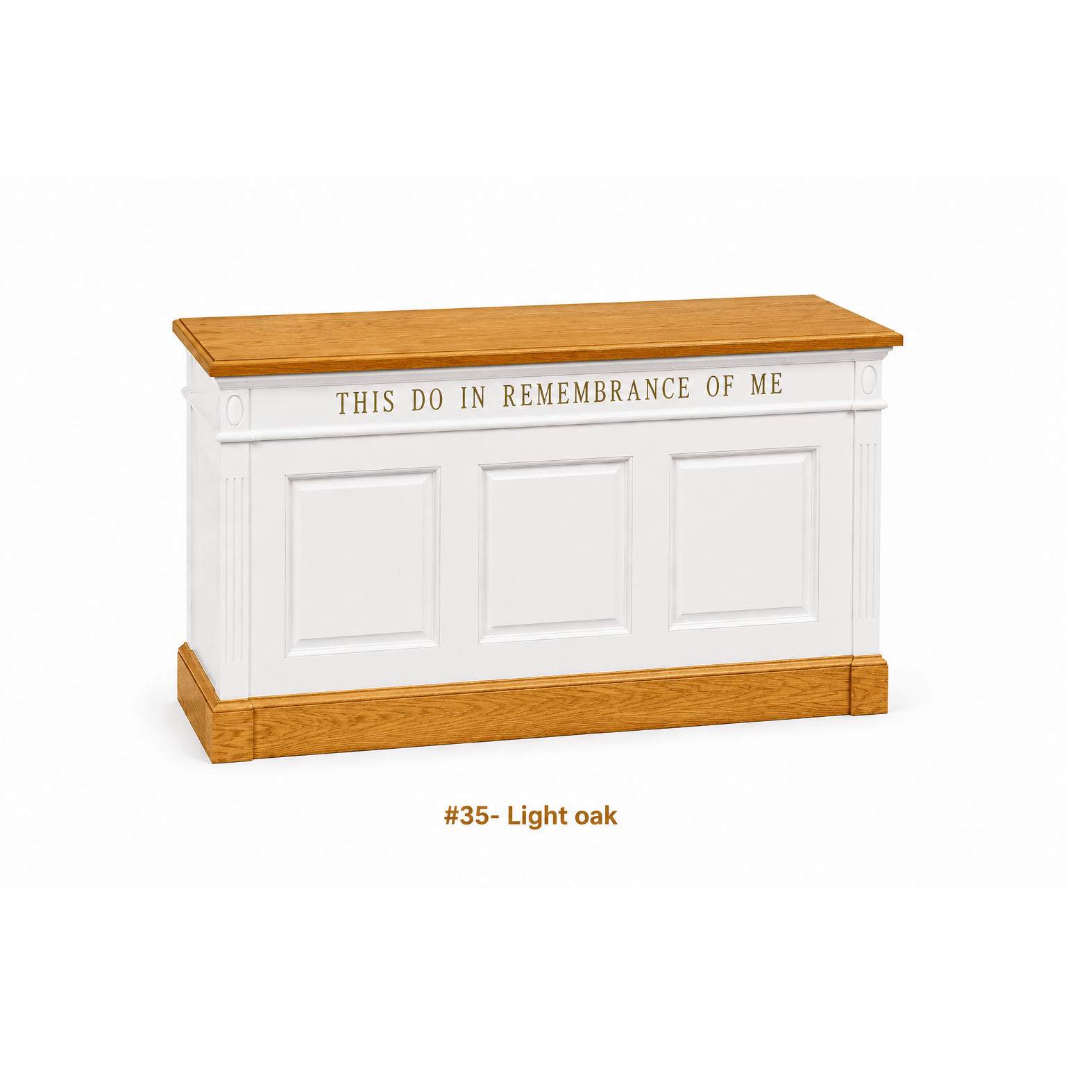 Imperial Woodworks Traditional Closed Communion Table 820