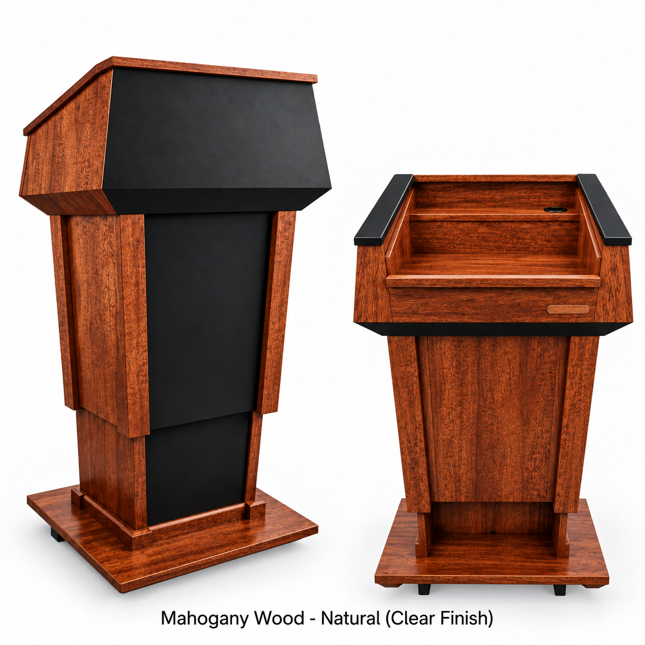 Executive Wood Adjustable Presidential Plus Lift Lectern | PRES900-LIFT