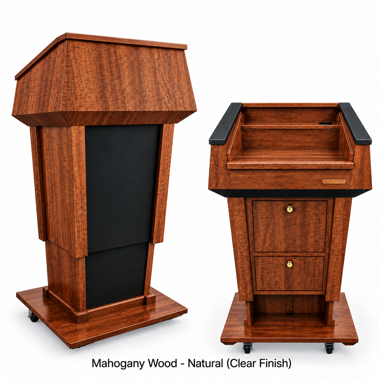 Executive Wood Presidential Plus Evolution Lift™  Sound Lectern | PRES900-EV-LIFT