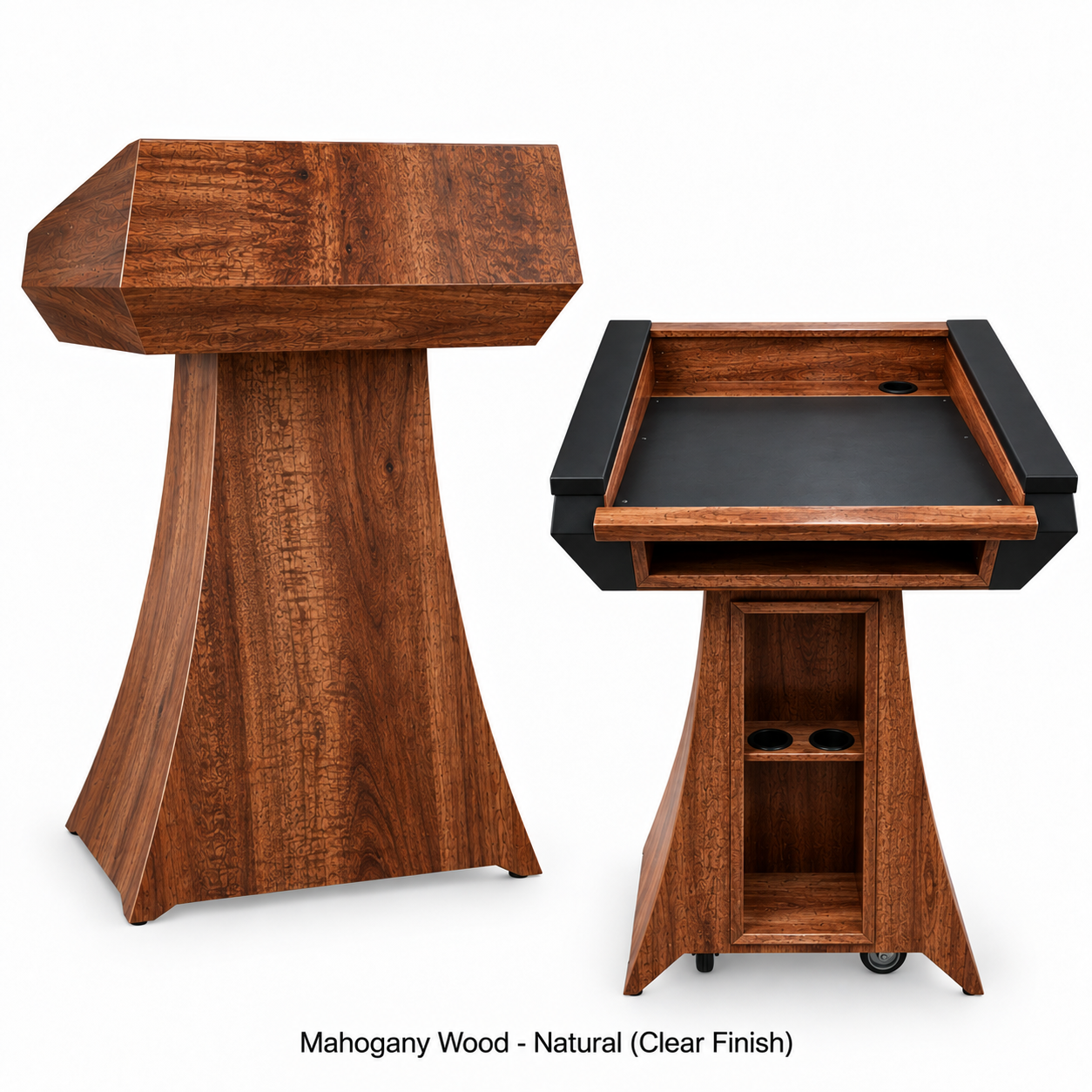Executive Wood StatesMan™ Handcrafted Solid Hardwood Lectern | STM019