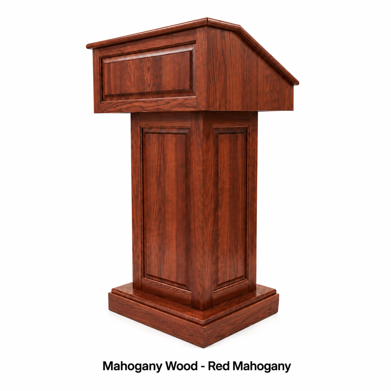 Executive Wood The Counselor Modern Hardwood Lectern | CLR235