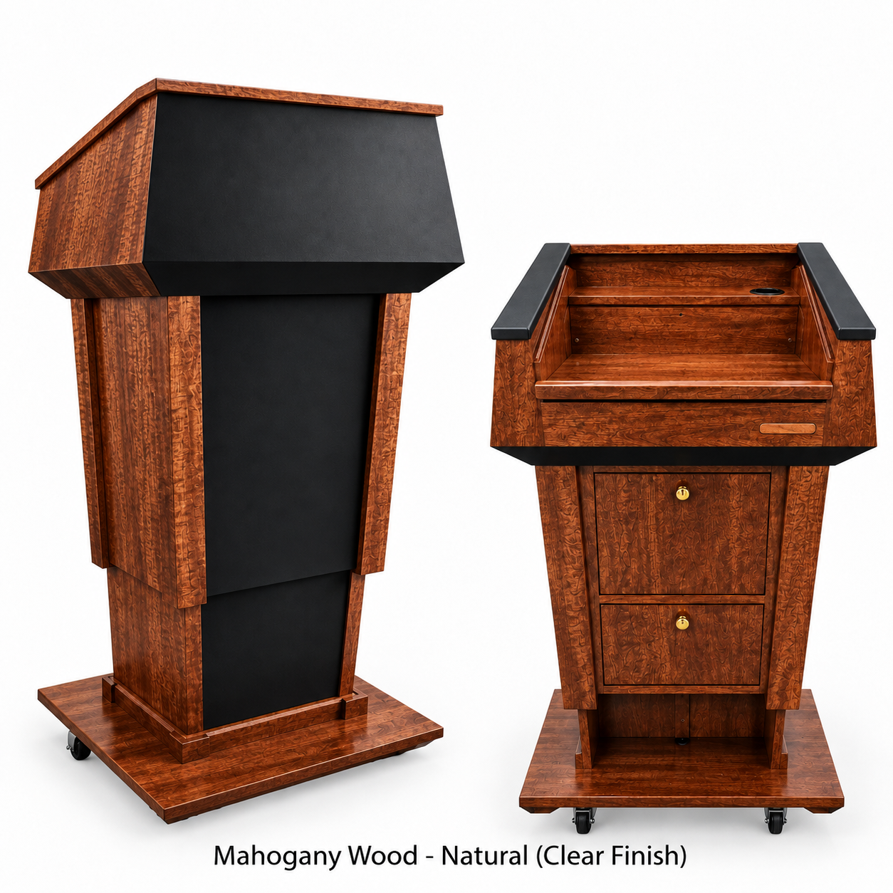 Executive Wood Presidential Plus Evolution Lift™  Sound Lectern | PRES900-EV-LIFT