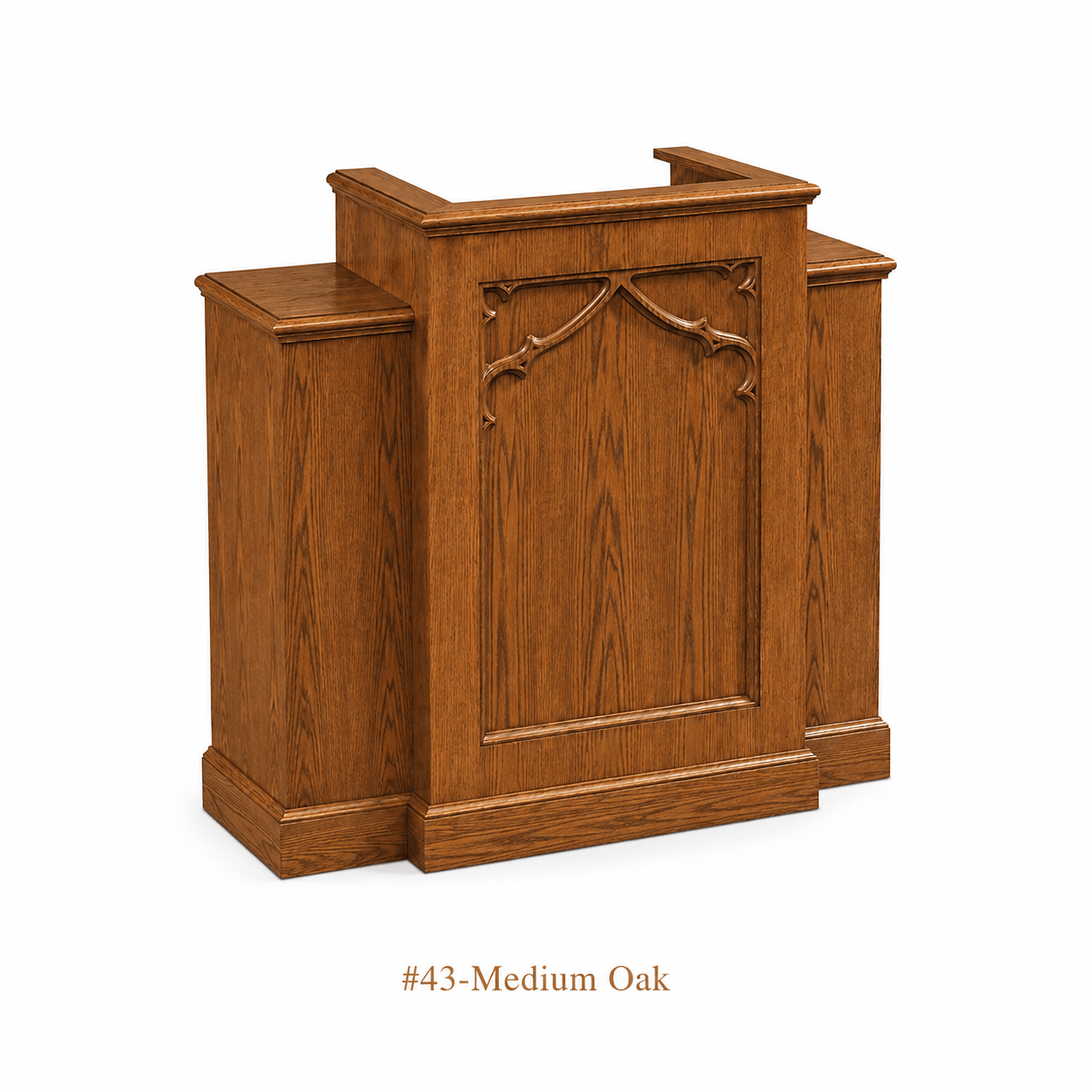Imperial Woodworks Wing Wood Pulpit NO 200W
