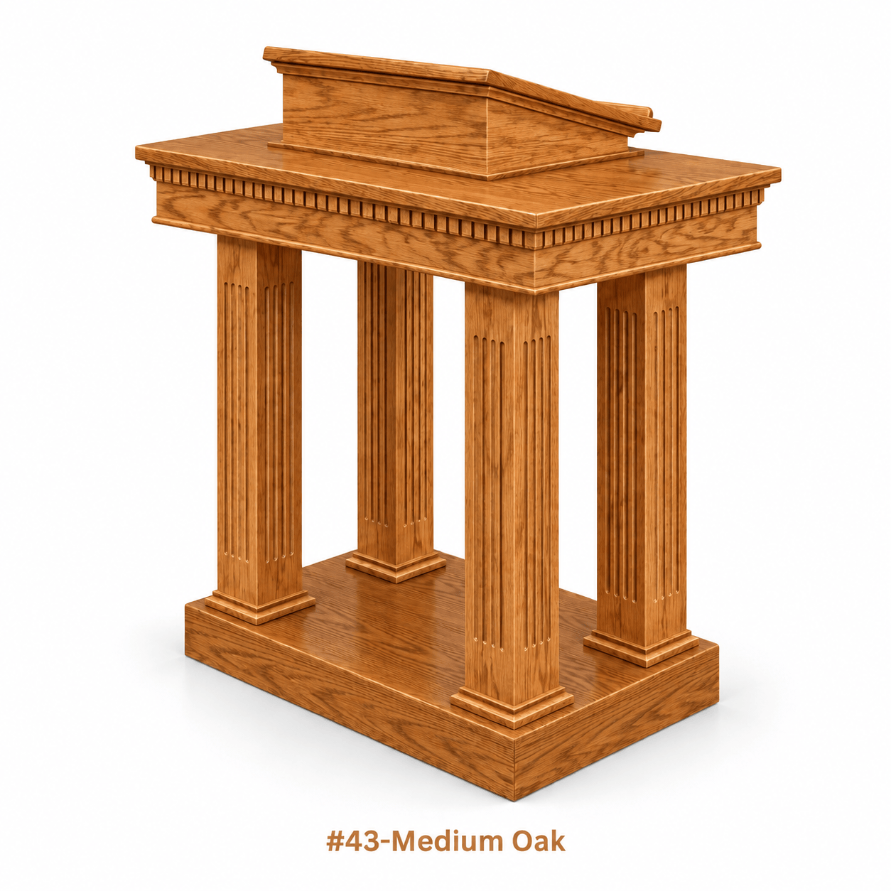 Imperial Woodworks Pedestal Wooden Open Tiered Pulpit 8401