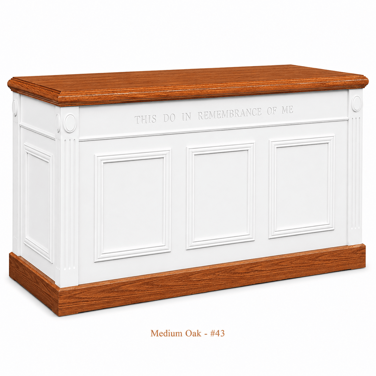 Imperial Woodworks Colonial Closed Communion Table TCT-605