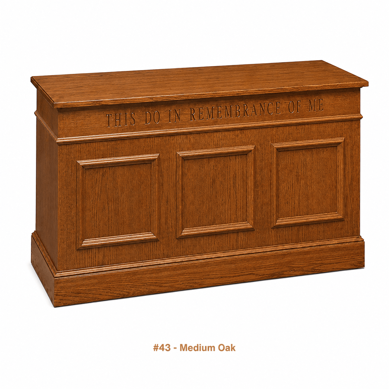 Imperial Woodworks Colonial Closed Communion Table 810