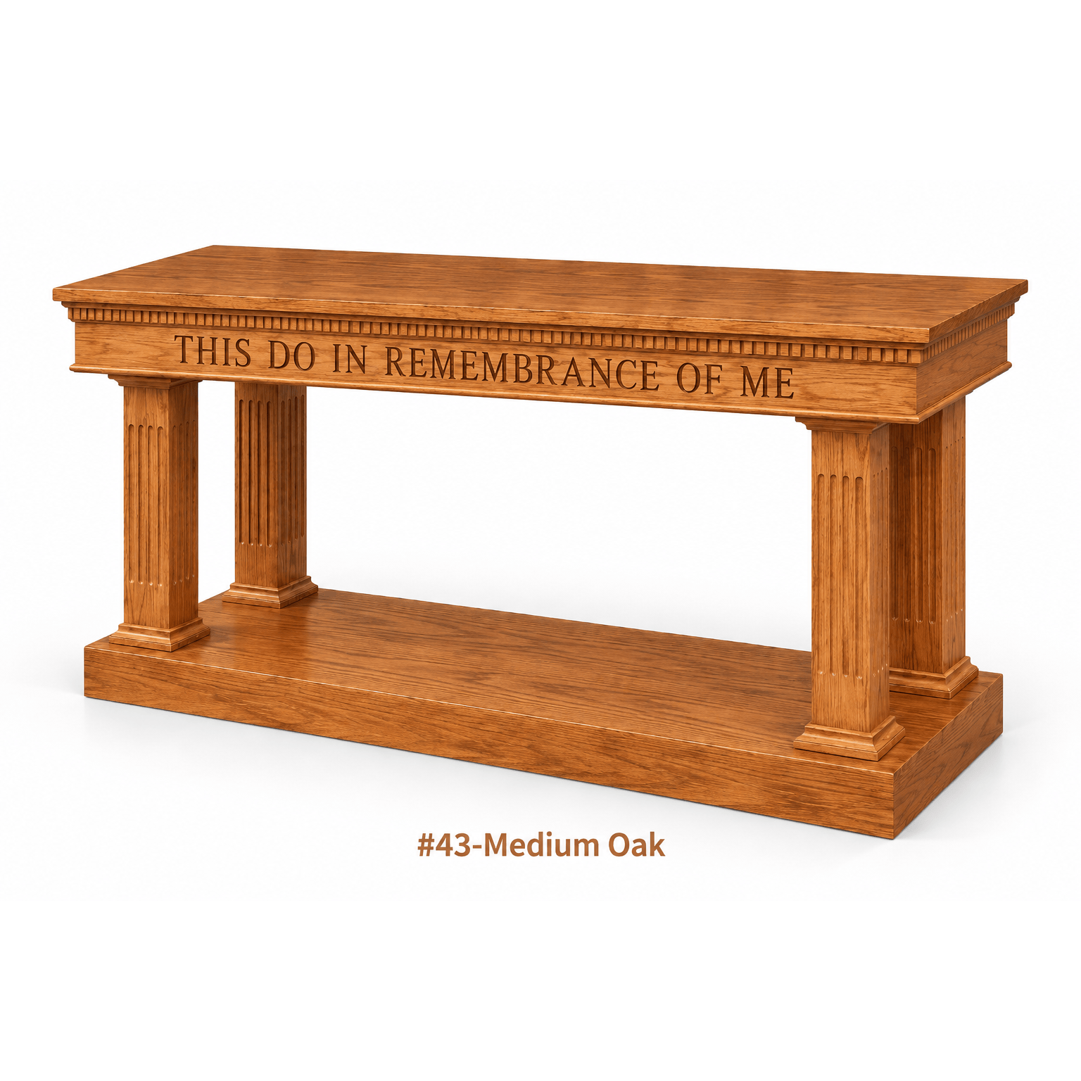 Imperial Woodworks Colonial Open Communion Table 8405