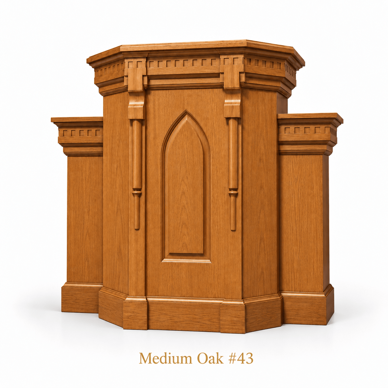 Imperial Woodworks Modern Winged Pulpit 900W-1