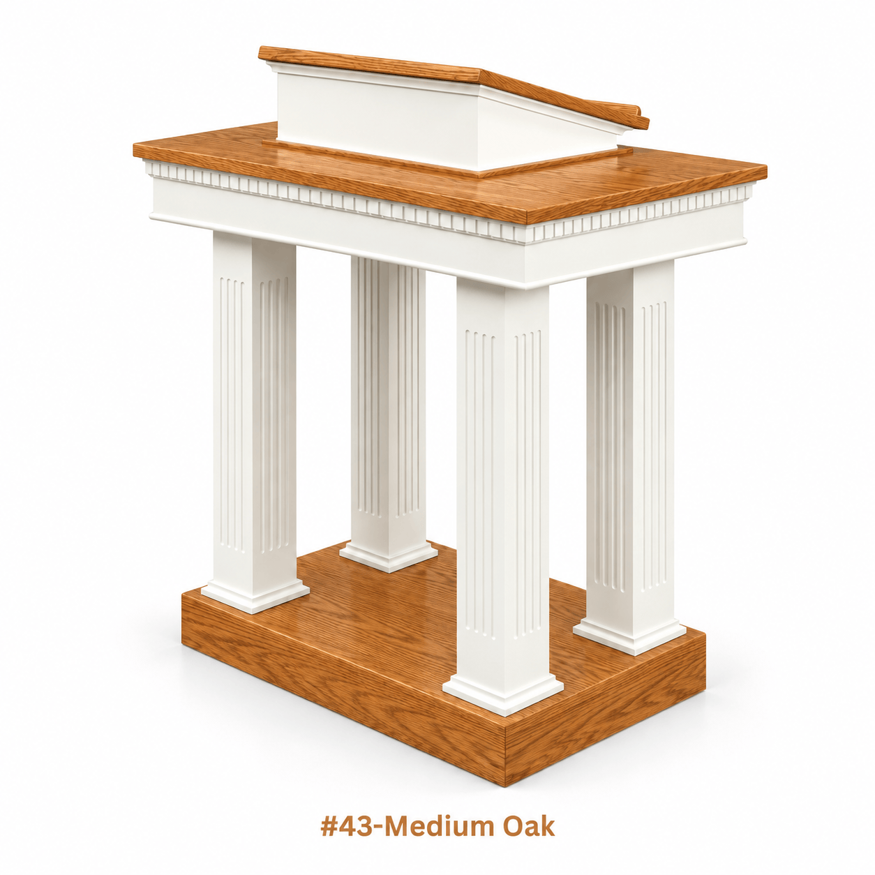 Imperial Woodworks Pedestal Wooden Open Tiered Pulpit 8401