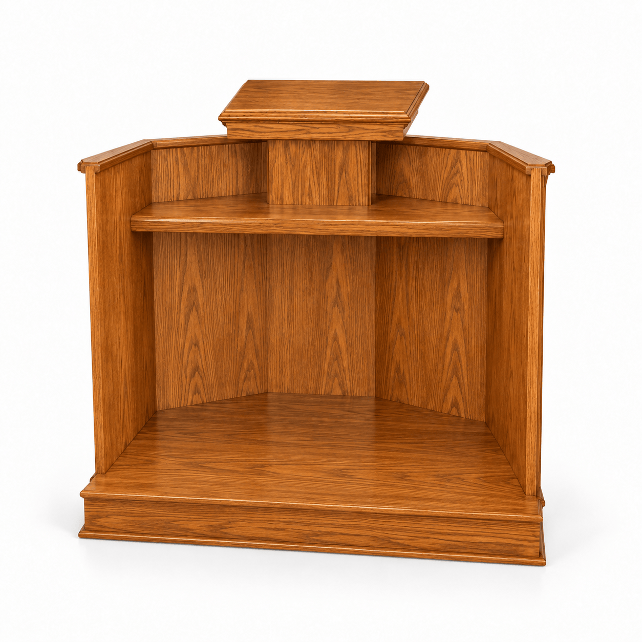 Imperial Woodworks Raised Wooden Pulpit For Church 1-CU