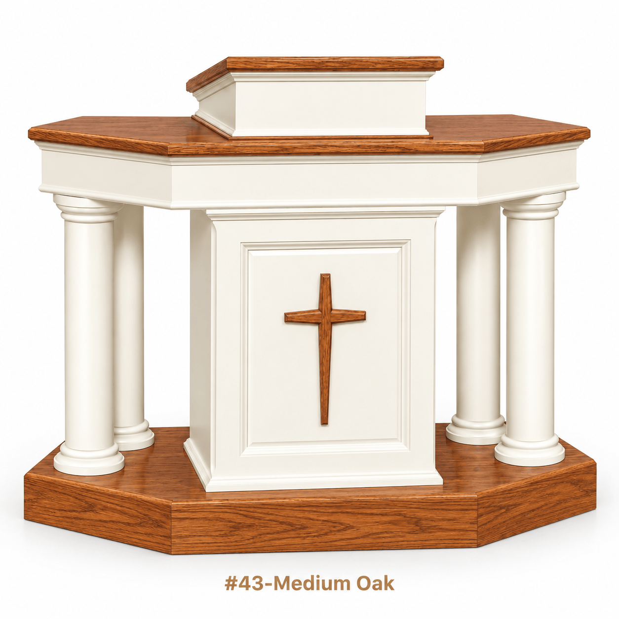 Imperial Woodworks Wooden Traditional Church Pulpit 810 CU
