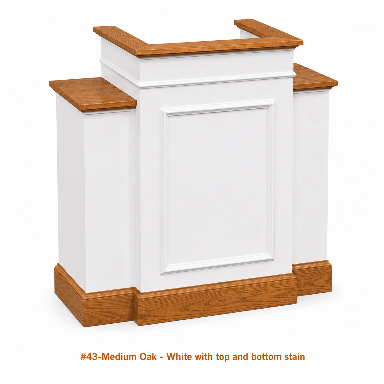 Imperial Woodworks Church Traditional Winged Pulpit 800W
