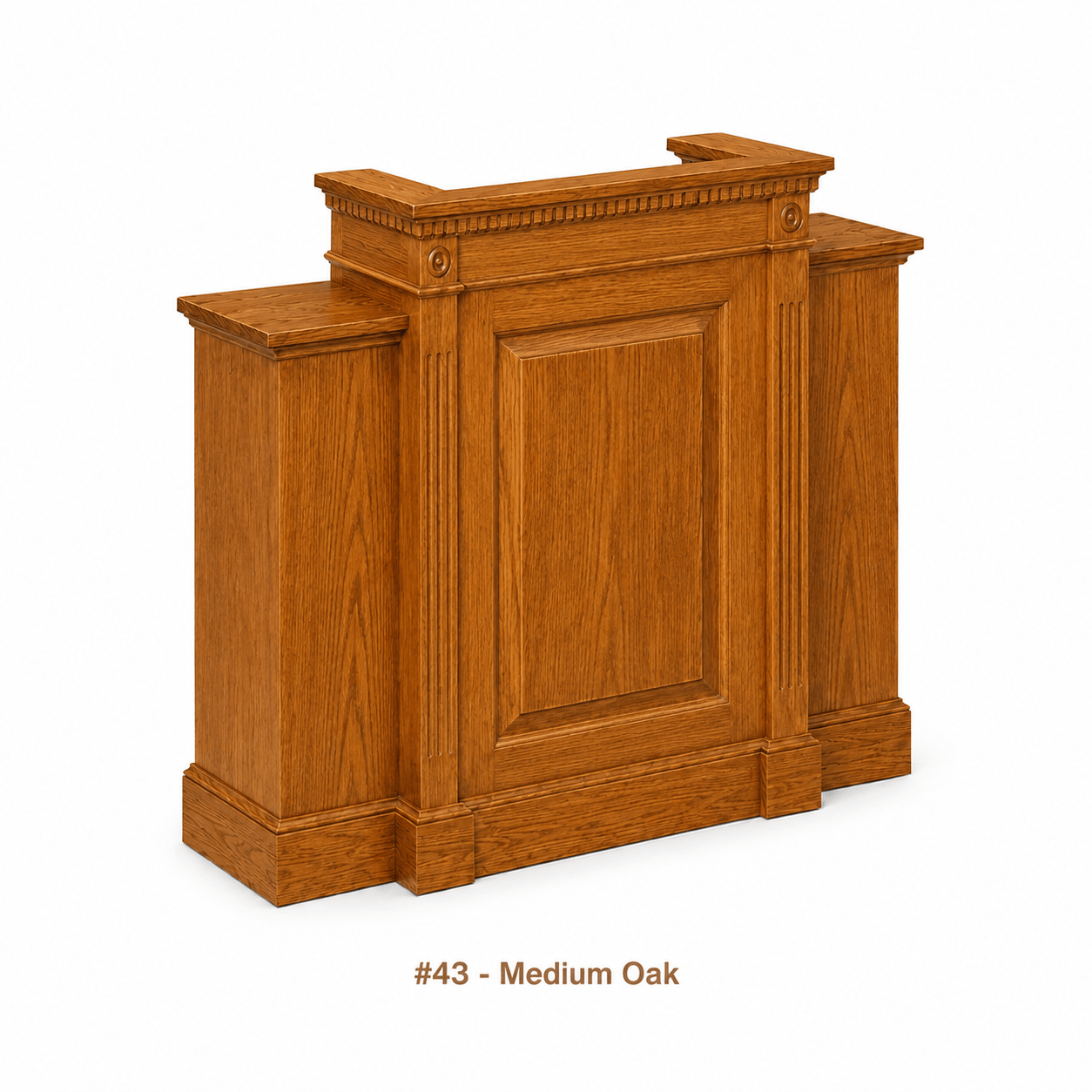 Imperial Woodworks Traditional Winged Pulpit 820W