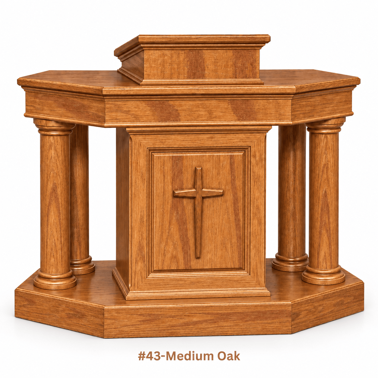 Imperial Woodworks Wooden Traditional Church Pulpit 810 CU