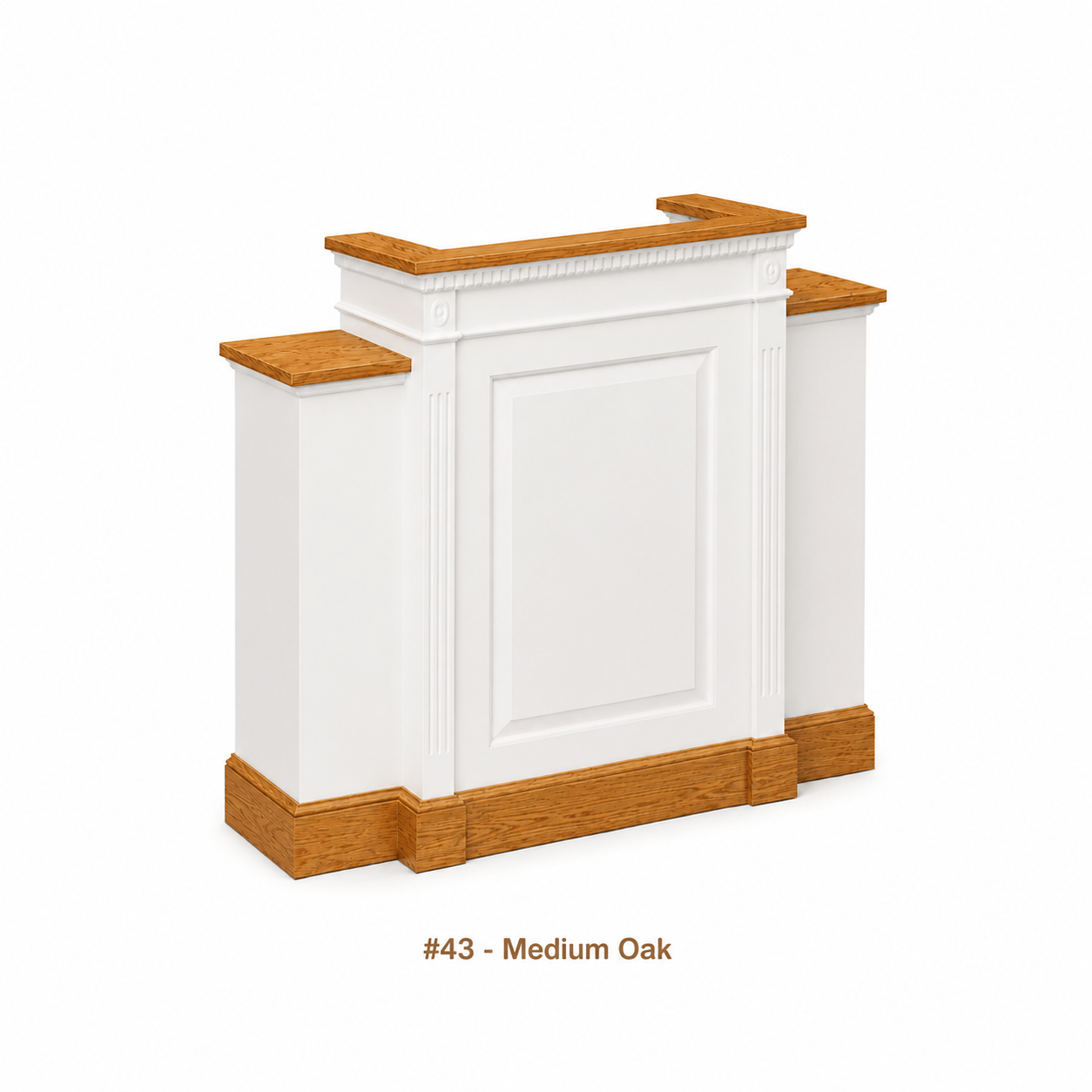 Imperial Woodworks Traditional Winged Pulpit 820W