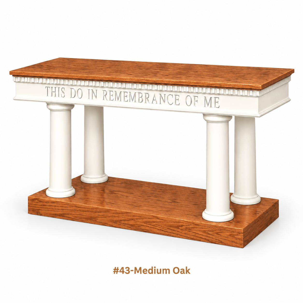 Imperial Woodworks Colonial Open Communion Table 8302