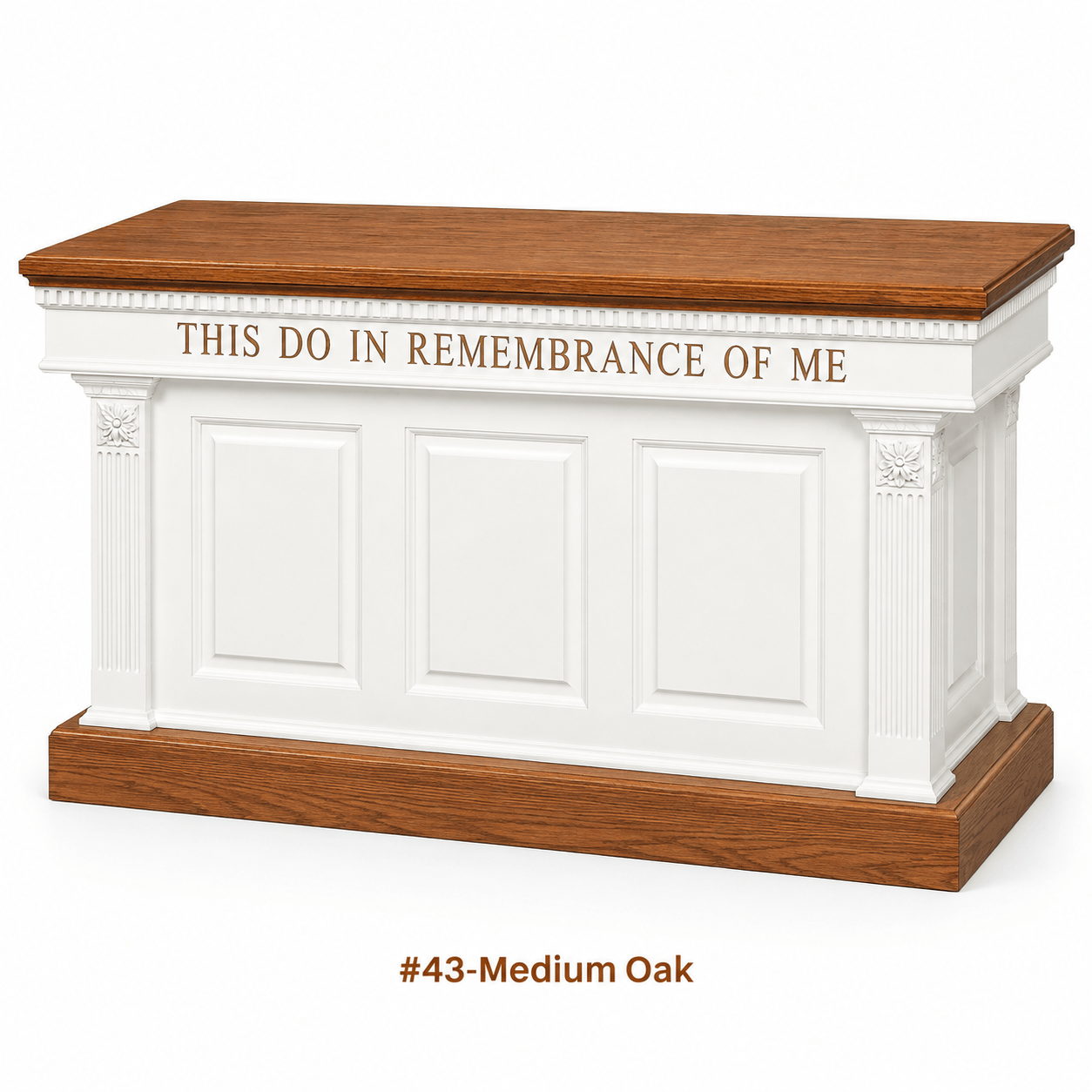 Imperial Woodworks Closed Communion Table 8201