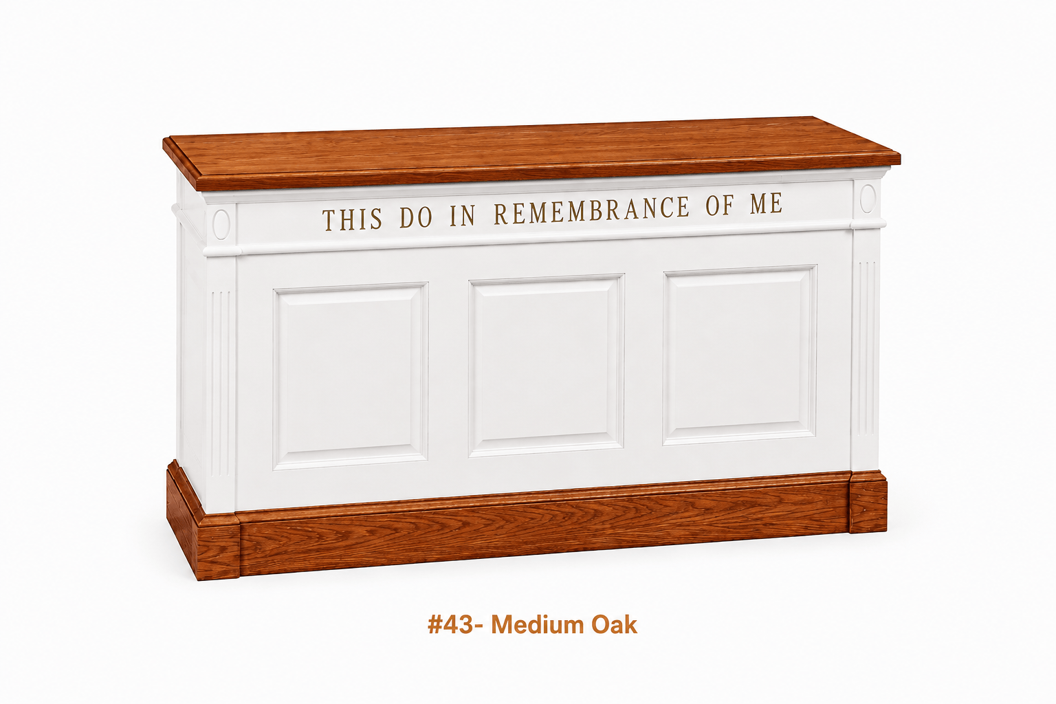 Imperial Woodworks Traditional Closed Communion Table 820