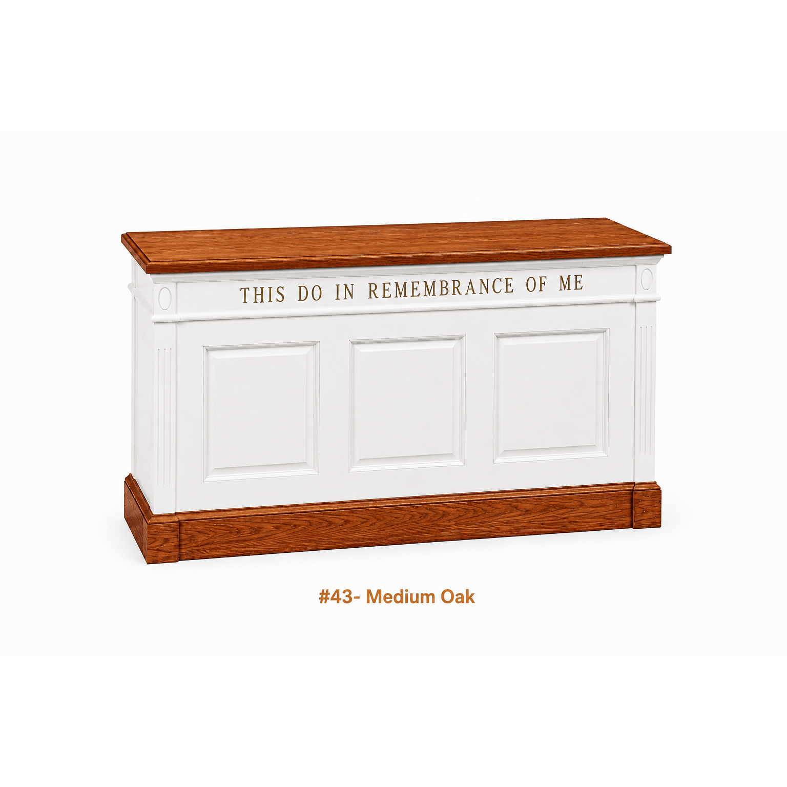 Imperial Woodworks Traditional Closed Communion Table 820
