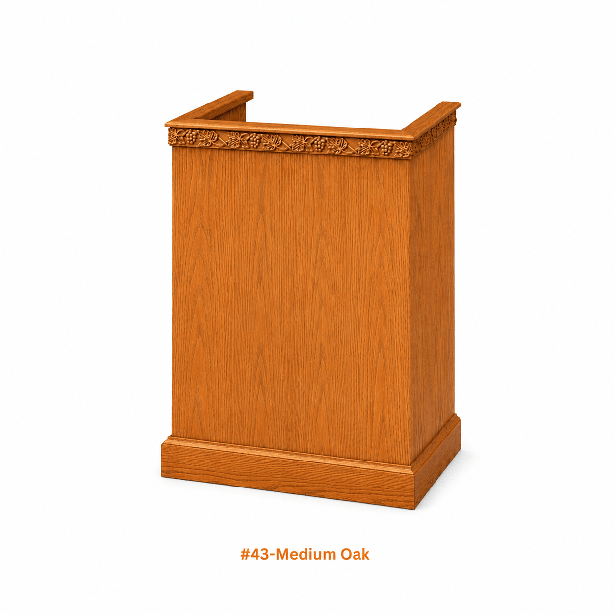 Imperial Woodworks Traditional Wooden Single Pulpit 501