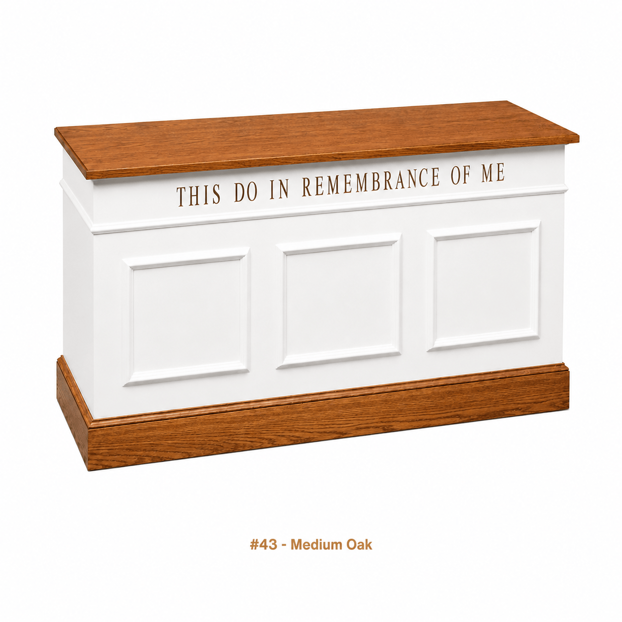 Imperial Woodworks Colonial Closed Communion Table 810