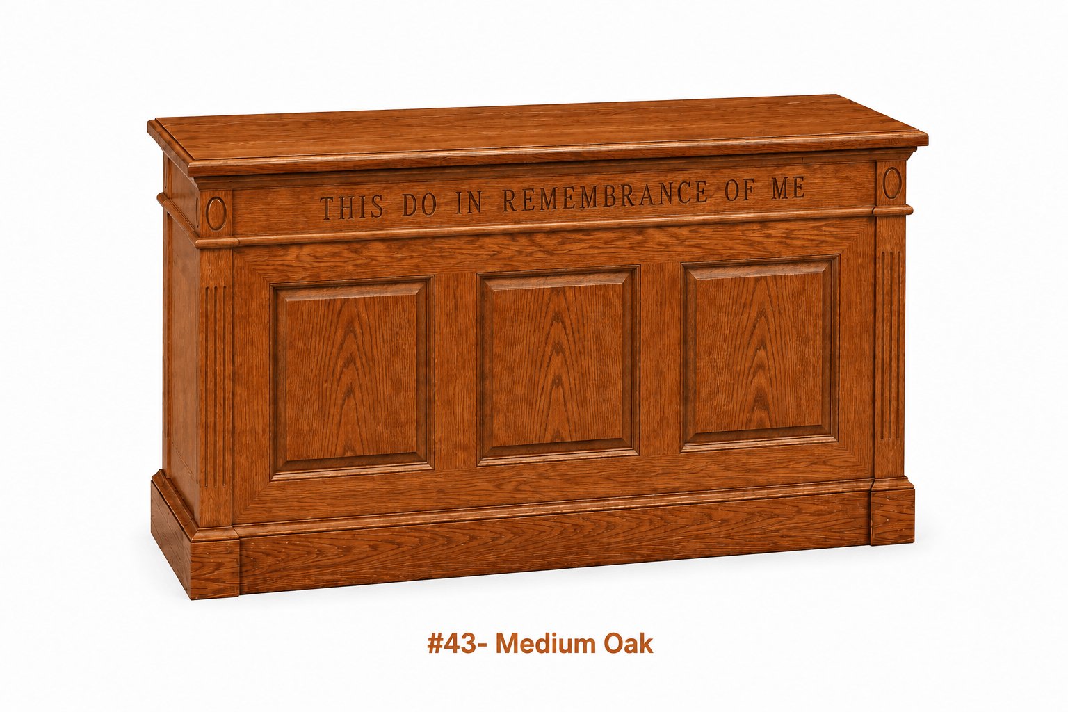 Imperial Woodworks Traditional Closed Communion Table 820