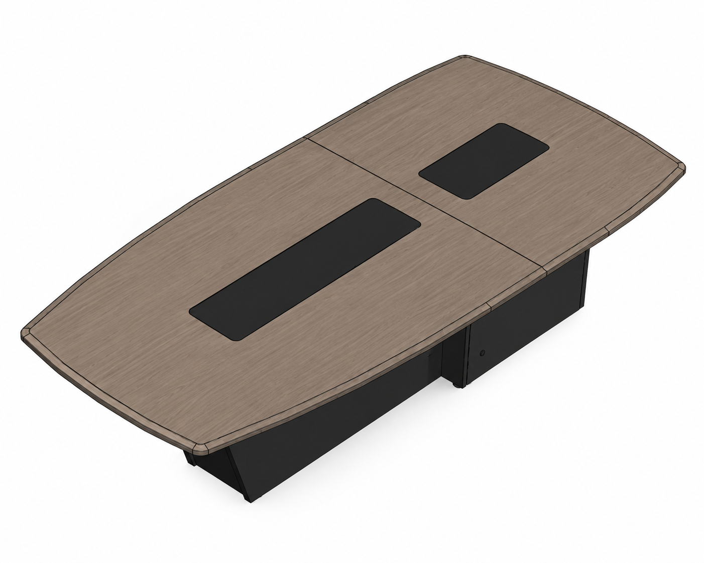 AVFI Boat-Shaped Modular Conference Table Package - T526 Basic
