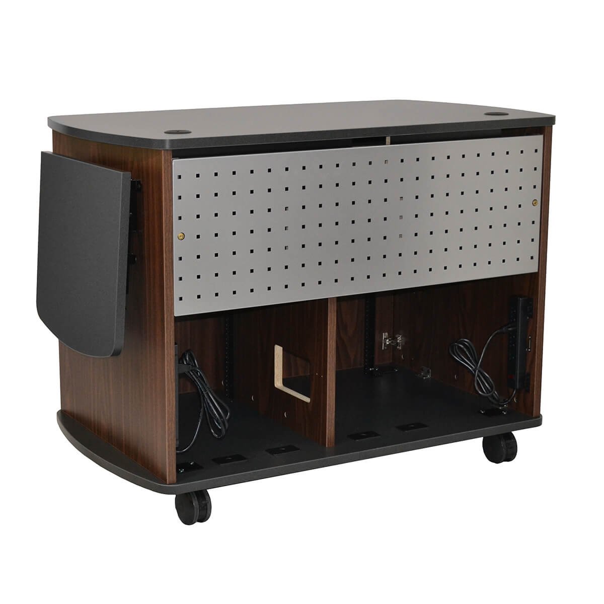 Nova Solutions Curved Top AV Lectern - Grommet & Keyboard Drawer ...