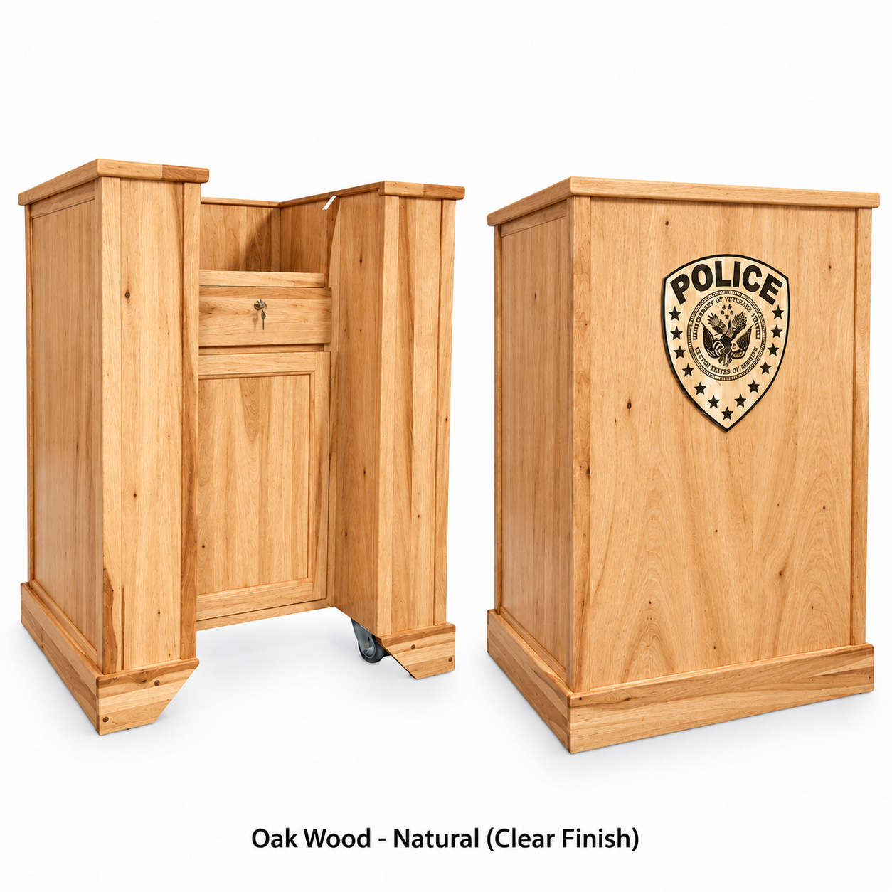 Executive Wood Defender Step-In™ Bullet Resistant Work Station - DEF339-SI