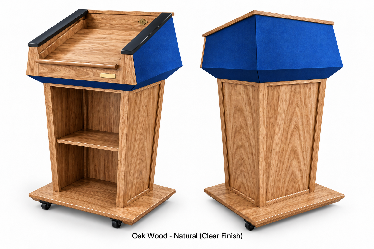 Executive Wood Presidential Bullet Resistant Podium – Certified NIJ Level III - PRES500-AB