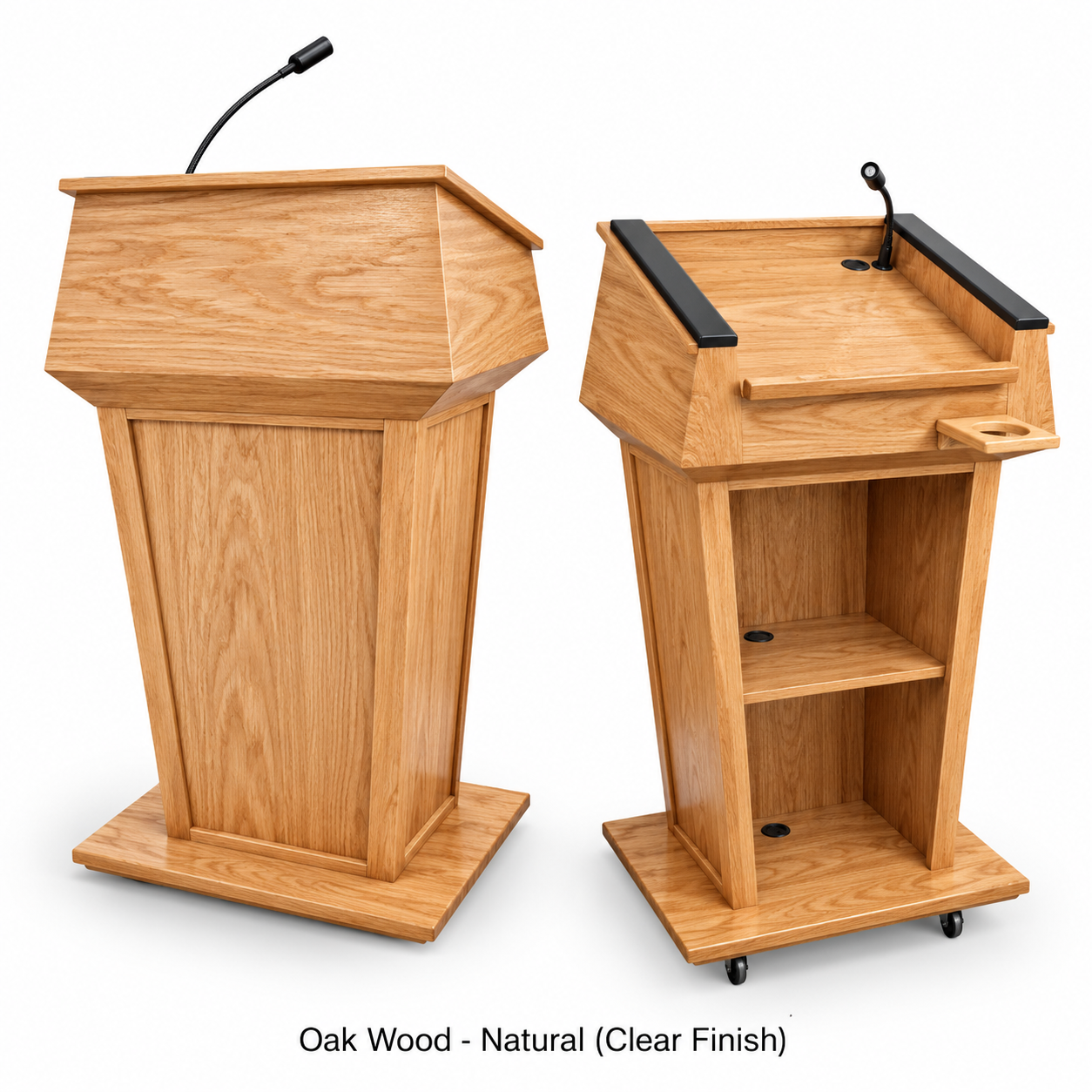 Executive Wood Presidential™ Solid Hardwood Handcrafted Podium | PRES500