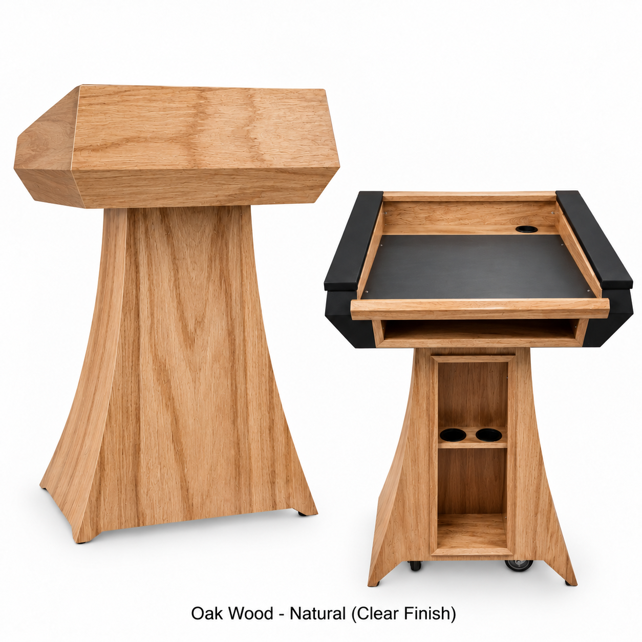 Executive Wood StatesMan™ Handcrafted Solid Hardwood Lectern | STM019
