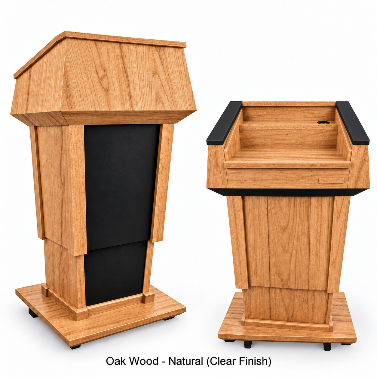 Executive Wood Adjustable Presidential Plus Lift Lectern | PRES900-LIFT
