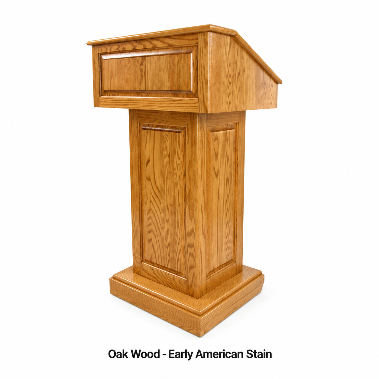 Executive Wood The Counselor Modern Hardwood Lectern | CLR235