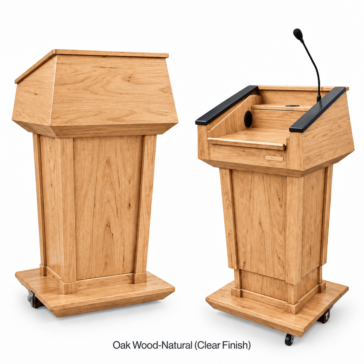 Executive Wood Presidential Plus Evolution Lift Adjustable Height Lectern - PRES500-LIFT