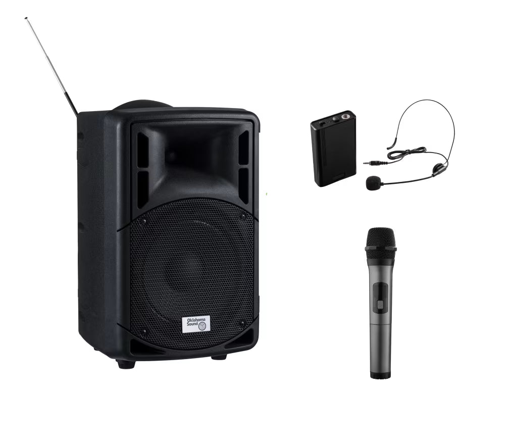 Oklahoma Sound 40 Watt Wireless PA System - PRA-8000