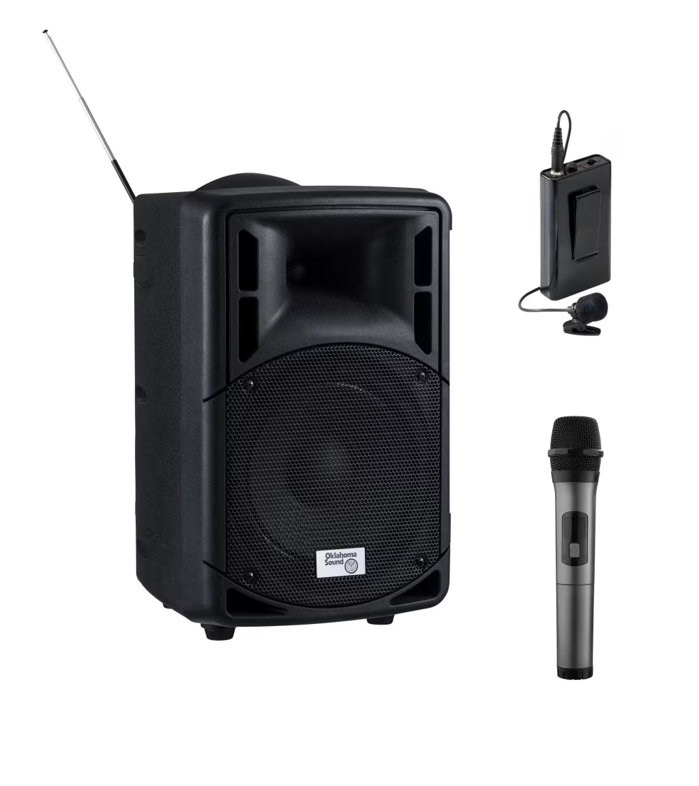 Oklahoma Sound 40 Watt Wireless PA System - PRA-8000