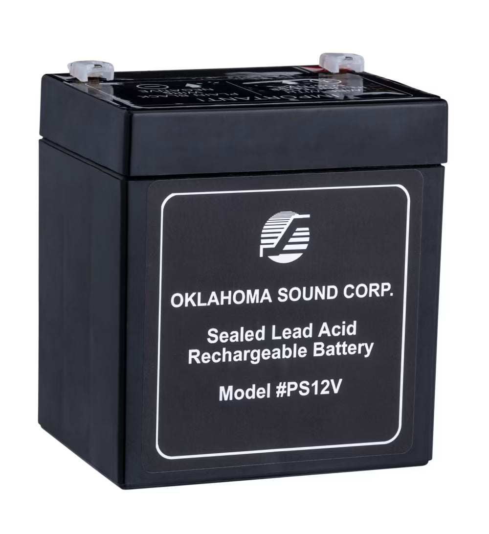 Oklahoma Sound Power Sonic 12 Volt 5-Amp Rechargeable Battery - PS12V