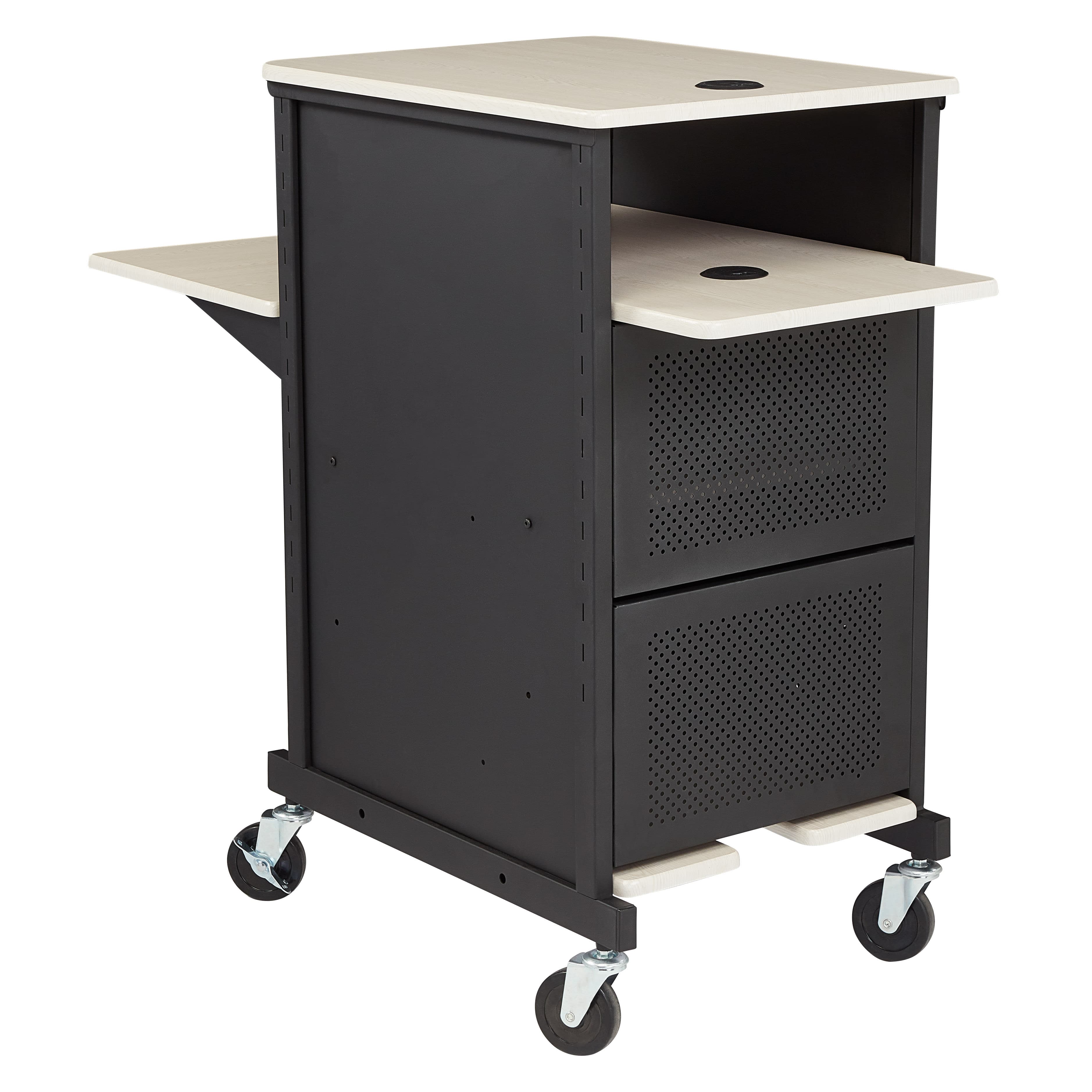 Oklahoma Sound PRC400 Jumbo Presentation Cart | Heavy-Duty AV Cart
