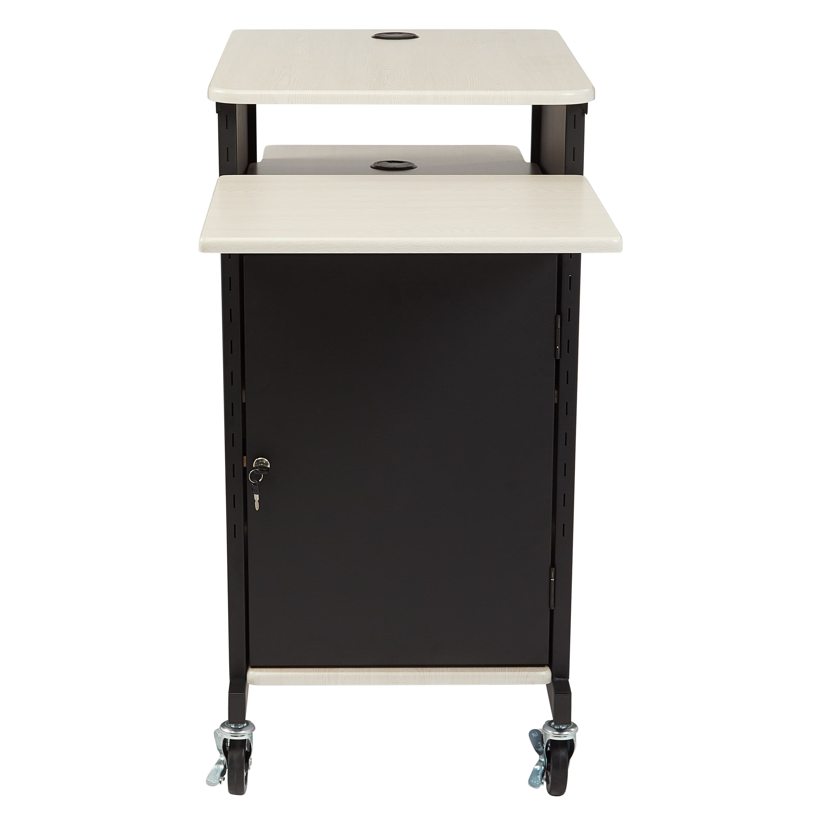 Oklahoma Sound PRC400 Jumbo Presentation Cart | Heavy-Duty AV Cart