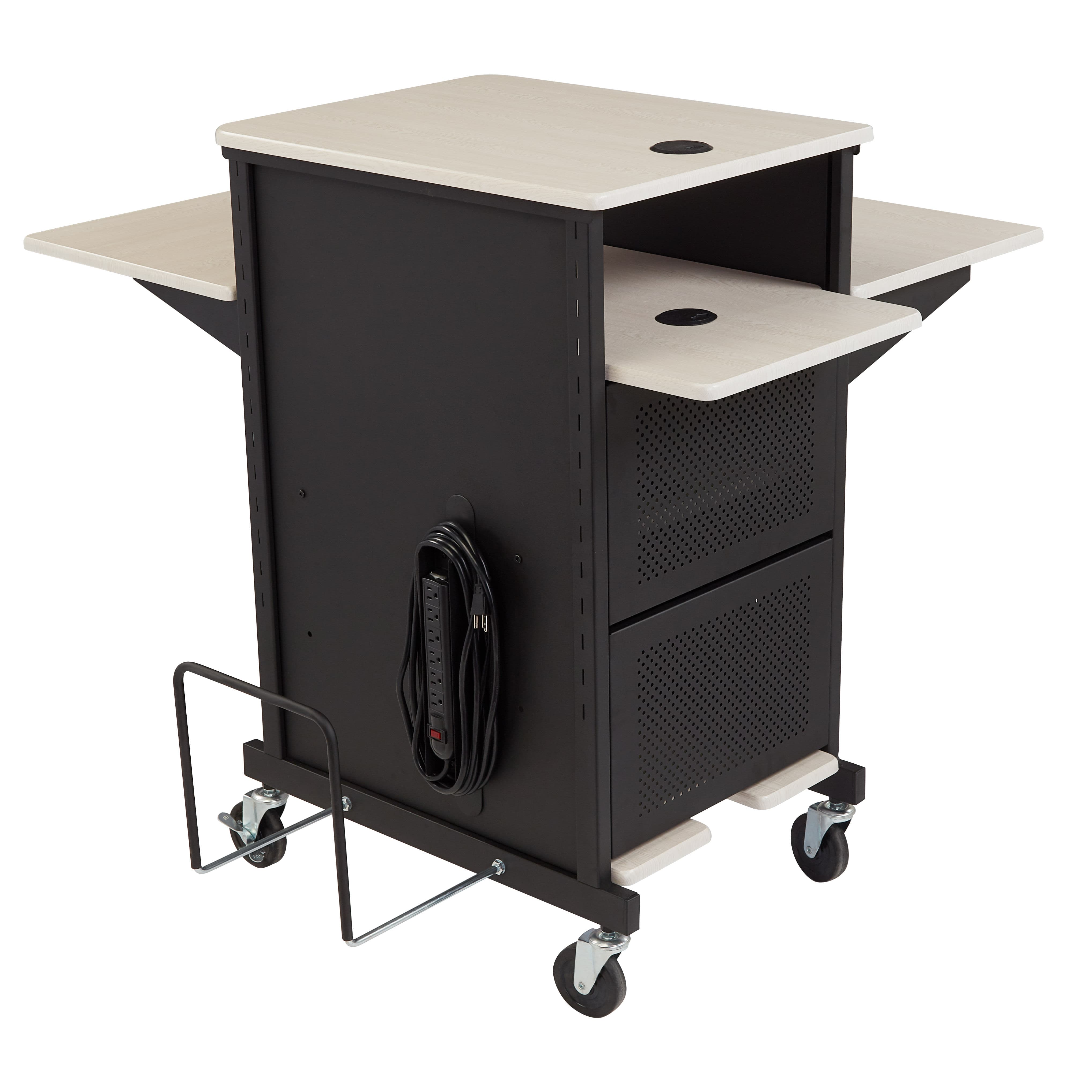 Oklahoma Sound PRC450 Jumbo Plus AV Presentation Cart | Heavy-Duty AV Cart