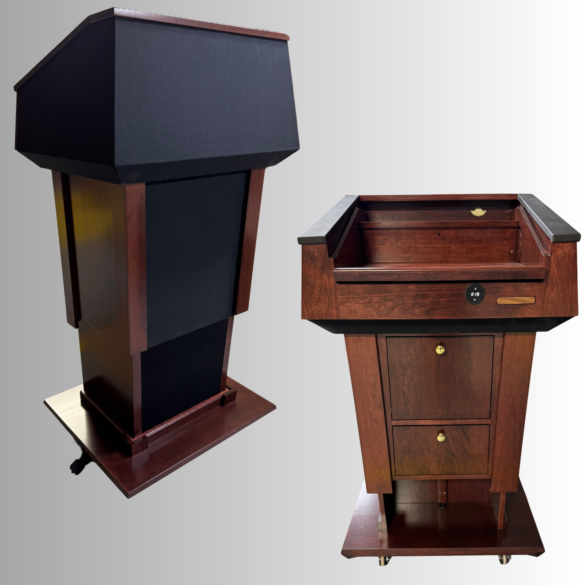 Executive Wood Presidential Plus Evolution Lift™  Sound Lectern | PRES900-EV-LIFT